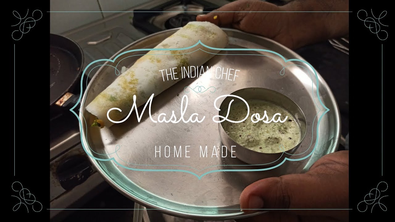 Masala Dosa Potato Curry Dosa Batter Recipe (मसाला डोसा) YouTube