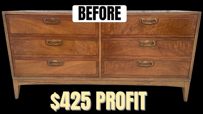 Modern Dresser Makeover with DIY Wife's Wood Base Tutorial —  prettydistressed
