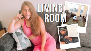 Getting Our Couch Delivered + Getting WiFi Installed! Setting Up the Living Room!