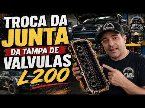 TROCA DA JUNTA DA TAMPA DE VÁLVULA DA L200!