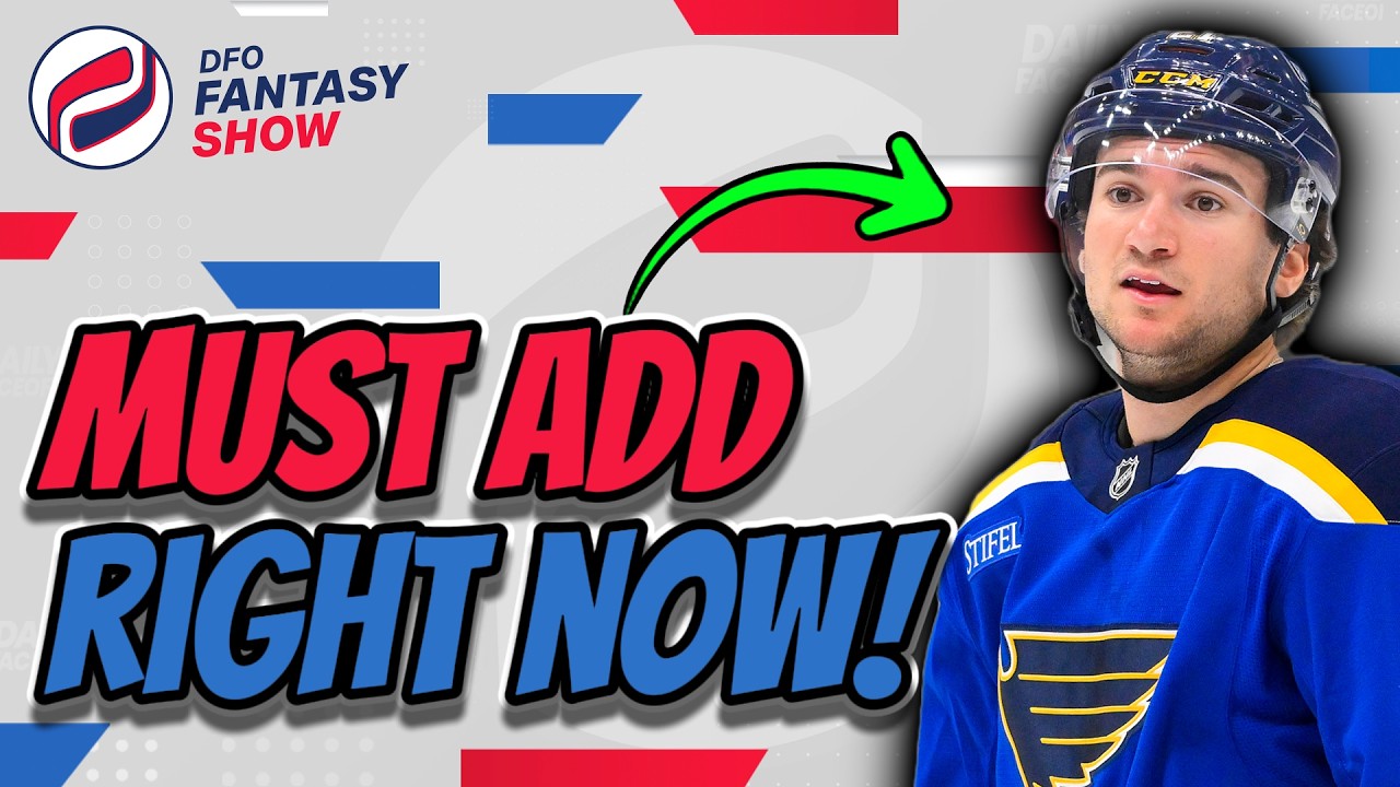 Fantasy Hockey Week 20 Preview & Waiver Wire Guide