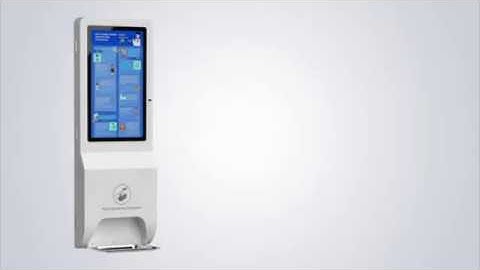 LCD Hand Sanitiser Displays Combining Digital Signage With Hand Washing