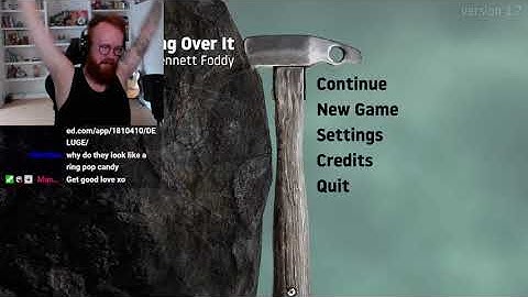 Getting Over It with Bennett Foddy (First Try)