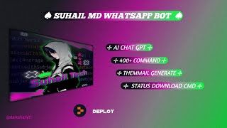 how to create whatsapp bot || suhail md whatsapp bot || deploy replit ✅ screenshot 5