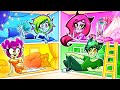 Quadruplets Build a Bunk Bed! Secret Room for Girls! Teen-Z