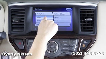 How to use the Control Panel and Touchscreen on your 2014 NIssan Pathfinder from Byerly Nissan