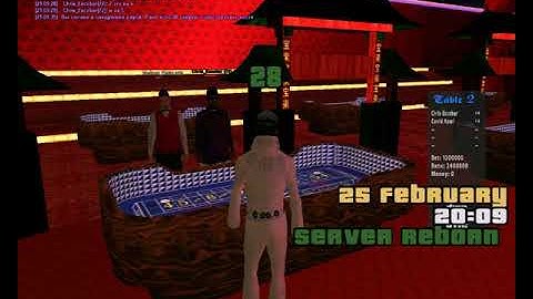 Самп-рп Reborn играем большие ставки заташили лол )