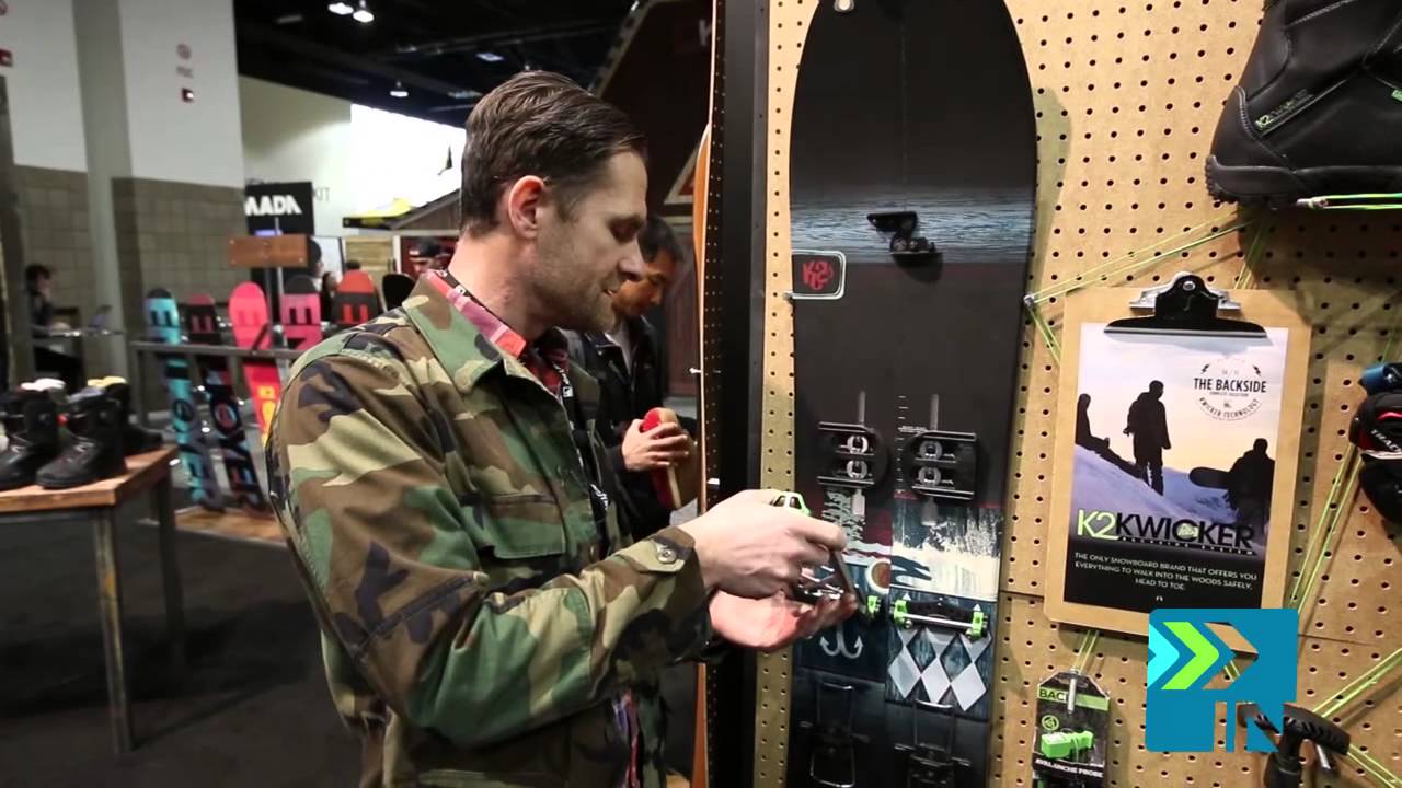 K2 Qwicker Splitboard Snowboard System - Board Insiders- 2015 K2 Qwicker step-in bindings