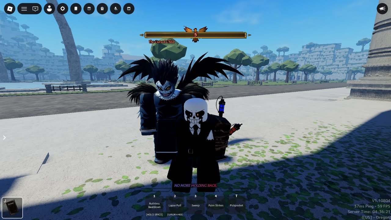 Jump Showdown Death note Vs Cursed Child Boss