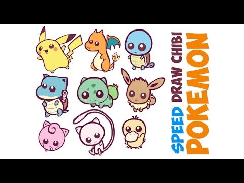 Speed Drawing Pokemon Characters Easy Chibi Kawaii Baby Quick Drawing Youtube Speed Drawing Pokemon Characters Easy Chibi Kawaii Baby Quick Drawing Youtube