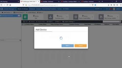 How to add a single FortiGate to FortiManager