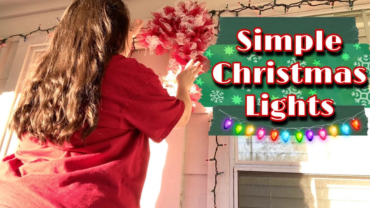MINIMAL CHRISTMAS DECOR | SIMPLE CHRISTMAS LIGHTS | CLEANMAS