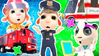 Wheels On The Bus ???? ???? ???? Kids Song | What is this profession? Jobs and Occupations for Kids