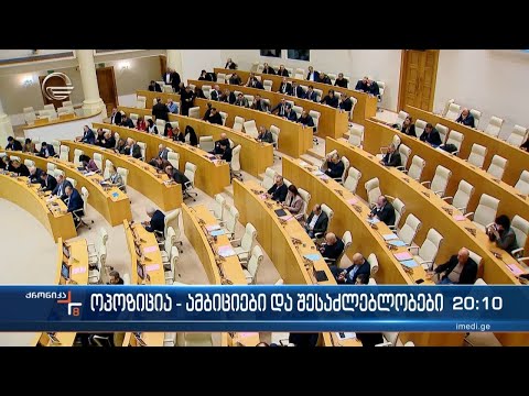 ოპოზიცია - ამბიციები და შესაძლებლობები