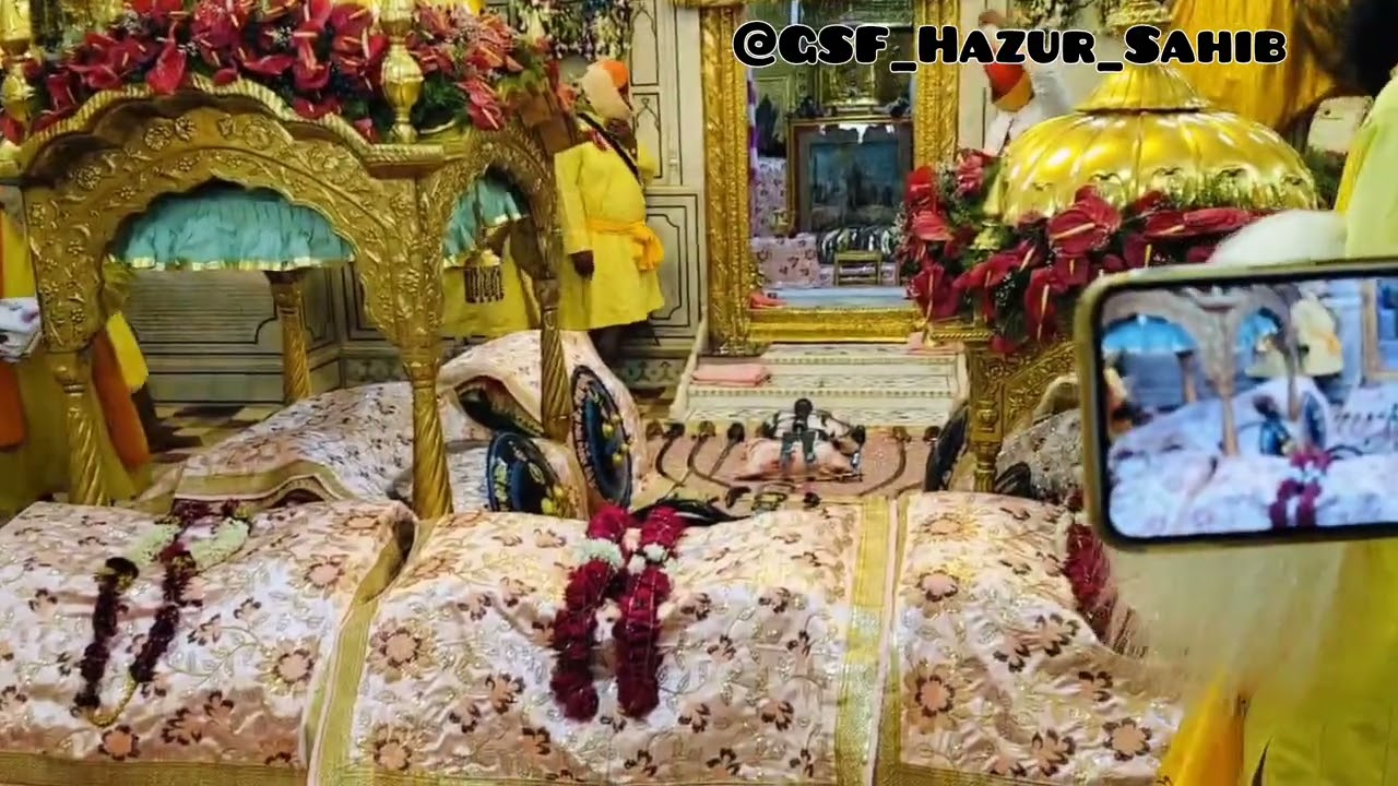 Shastra Puja on the occasion of Holla Mahalla at Hazur Sahib ⚔️🪯🌸🌼2025