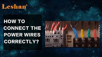 How to connect the power wires correctly?-Lessons for Blow Molding Process