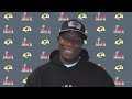 Rams DC Raheem Morris On Von Miller's Impact & Eric Weddle's Expanding Role | Super Bowl LVI