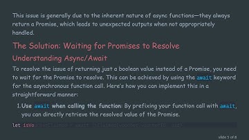 Solving the Promise Dilemma in React Native: Returning Boolean Values from Async Functions