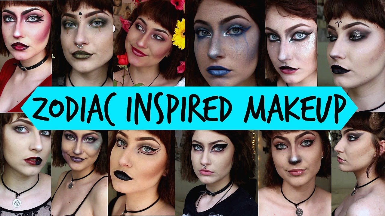 Astrology Inspired Makeup - YouTube