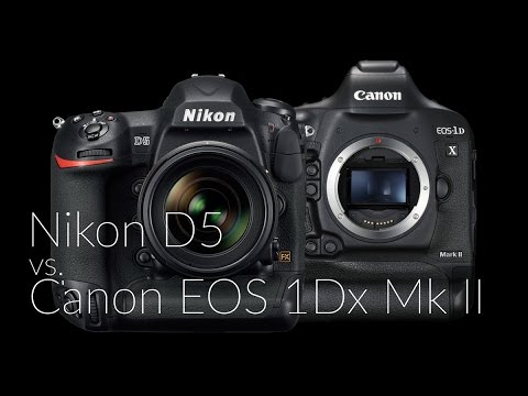 Videó: Különbség A Nikon D5 és A Canon EOS - 1D X Mark II Között