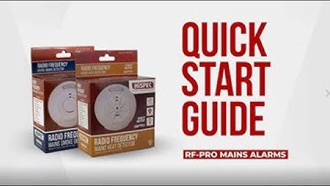 Hispec RF10 Pro Mains-Powered Smoke, Heat & CO Alarms - Quick Start Guide
