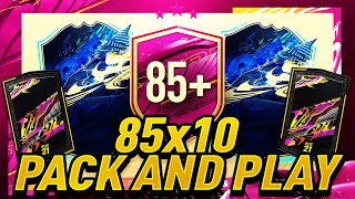 85x10 PACK AND PLAY CHALLENGE WITH FLAWLESSMISTAKEZ! FIFA 21 ULTIMATE TEAM!