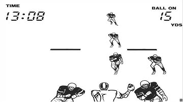 KONAMI NFL FOOTBALL ELECTRONIC LCD HANDHELD LCD GAME 1989 MAMEUI