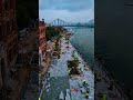 Howrah Bridge Riverfront Transformation 🤯 From Polluted Shoreline to Beautiful Promenade #shortvid