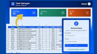 Google Sheets API Integration in React Project – Task Management Tracker Dashboard with MERN 🔥