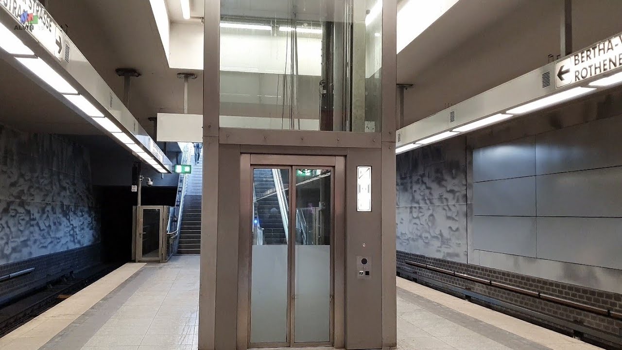 Schmitt + Sohn Hydraulik Aufzug vom Baujahr 2005 am U-Bahnhof Sündersbühl_4K