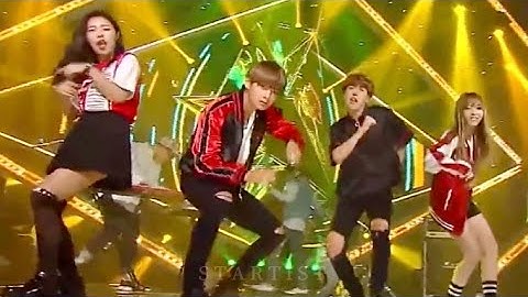 BTS and Mamamoo dancing together