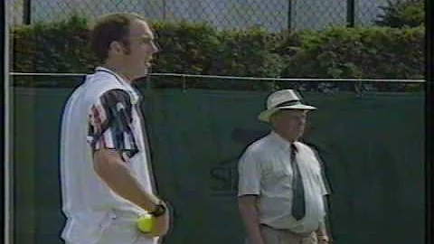 Jeff Tarango going crazy at the umpire and other a...