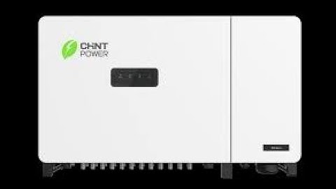 Chint Solar Inverter Installation OnGrid
