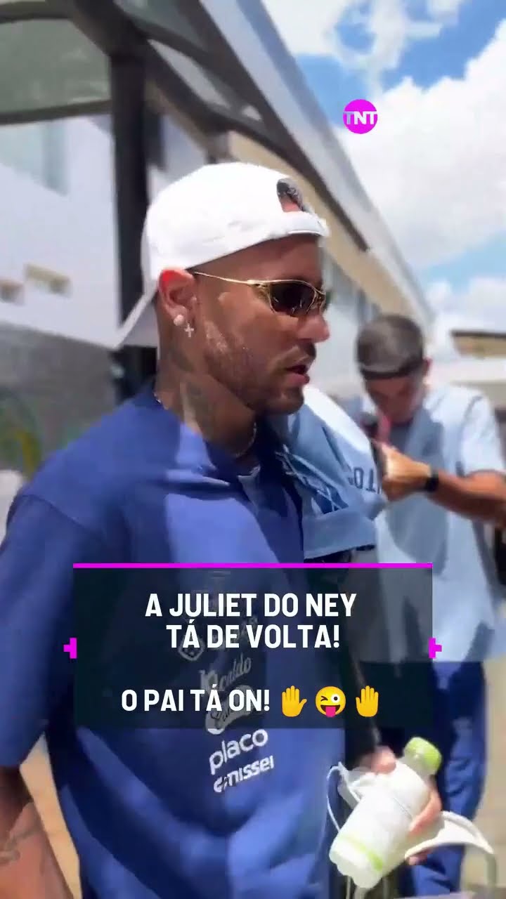 O PAI TÁ ON!! A JULIET DO NEY VOLTOU!! ✋?? Se liga no estilo do craque!! #shorts