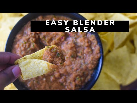 THE BEST EVER RESTAURANT STYLE BLENDER SALSA RECIPE