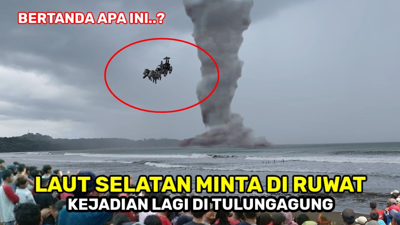 Viral‼️Detik² Kejadian Lagi di Pantai Tulungagung yang lagi heboh