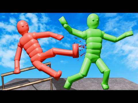 Dynamic AI Fight Each Other in Realistic Compilations! #3 (with Active Ragdoll Physics) thumbnail