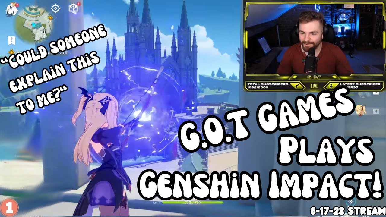 G.O.T Games PLAYS GENSHIN IMPACT 08/17/23 Stream [1/2] - YouTube