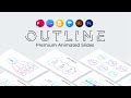 Animated Outline PowerPoint and Canva Infographics