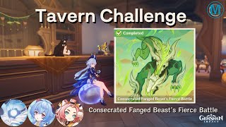 Tavern Challenges / Consecrated Fanged Beast's Fierce Battle | Genshin Impact TCG 6.5