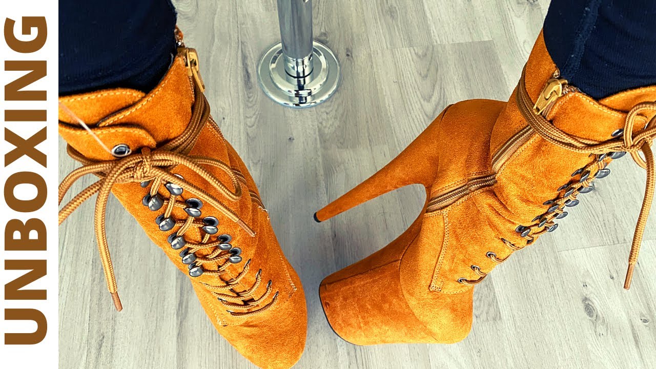 Unboxing PleaserShoes - Walking in 9 Inch Heels - Try On PleaserShoes - Treat Yourself!!