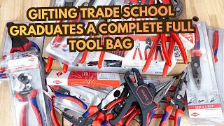 Gifting needy trade school graduates with a bag full of tools