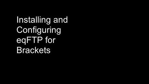 Brackets eqFTP Setup