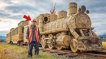(1965, Rotterdam) — De Gekke Japanner die een Bamboetrein Bouwde en de Stad Versteld Deed Staan