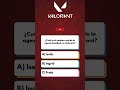 Quiz Diario | VALORANT #valorant #valorantclips #valorantgameplay #valorantgameplay #valorantmemes