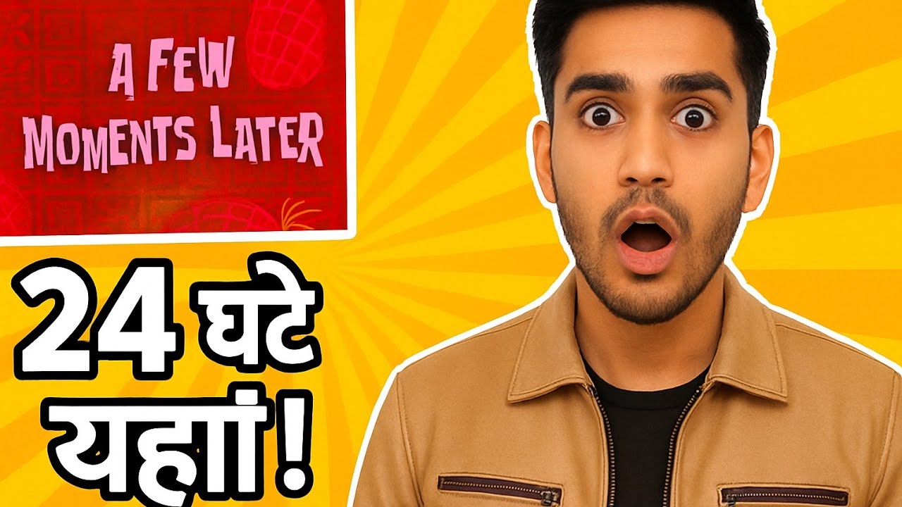 I Spent 24 Hours In A Few Moments Later Video - YouTube