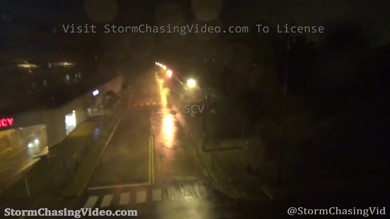 Hurricane Laura Eyewall, Lake Charles, LA - 8/27/2020