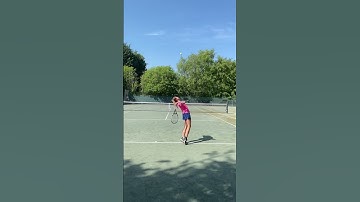 Serve training in slow motion 😎🎾 #shorts