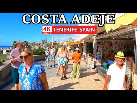 TENERIFE - COSTA ADEJE | Tour of several Places ☀️ 4K Walk ● February 2024