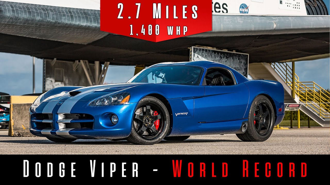 lov Forfølgelse Fysik 2006 Dodge Viper Twin Turbo (Top Speed Test) | NEW WORLD RECORD | - YouTube